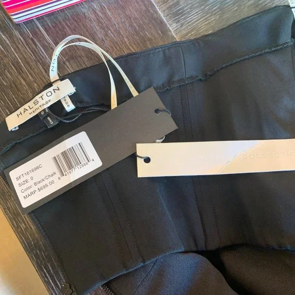 Halston Heritage Strapless Structured Gown NWT - Picture 9 of 13